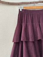 Load image in the gallery viewer,Saia em microbombazina c/ folhos ASPEN
