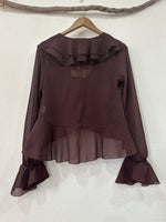 Load image in the gallery viewer,Túnica assimétrica c/folhos DEODORA
