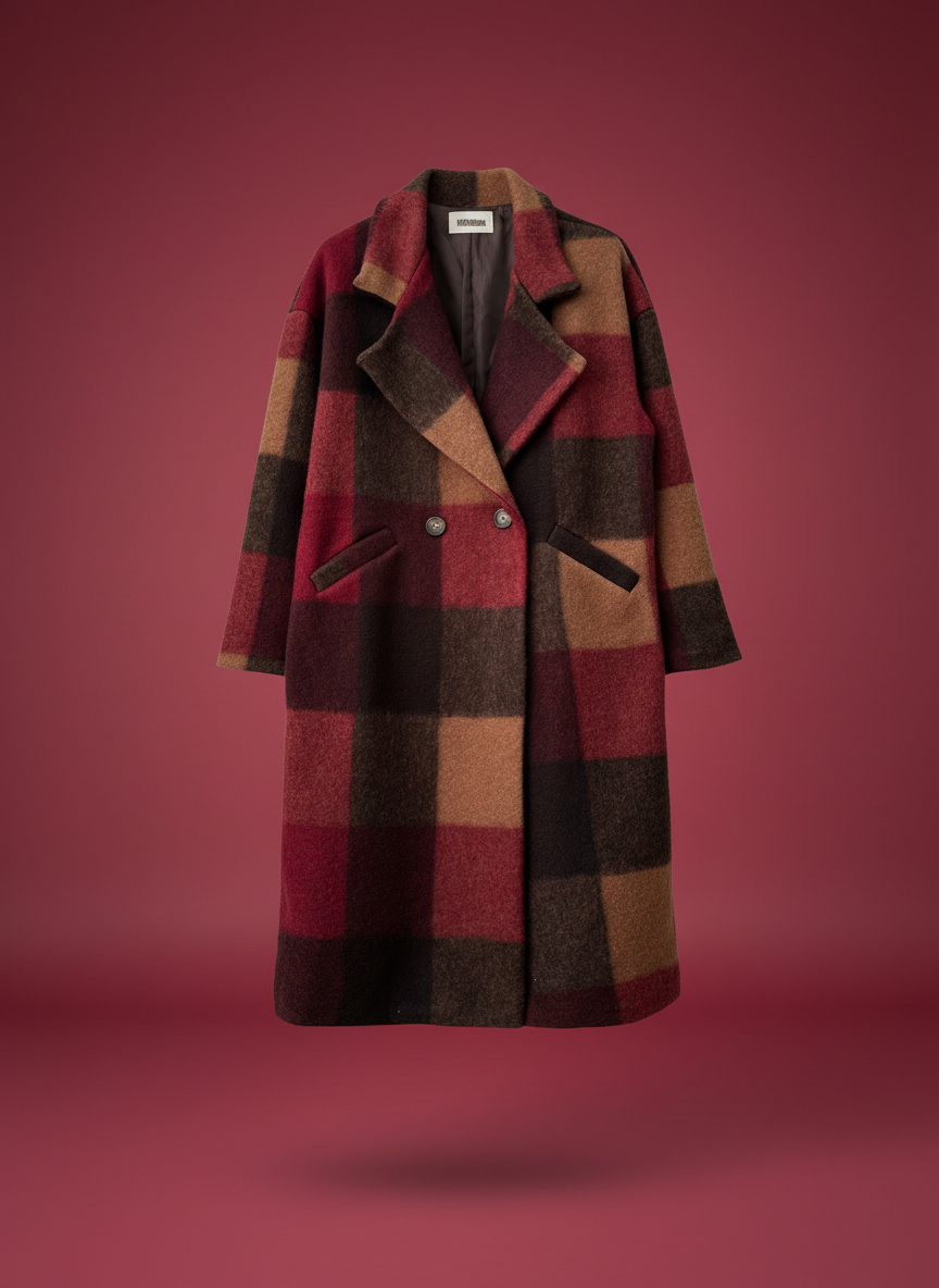 Sobretudo em fazenda forrado LIVERPOOL