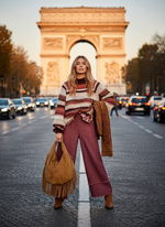 Carregar imagem no visualizador da galeria, Camisola de malha em jacquard WESTPORT
