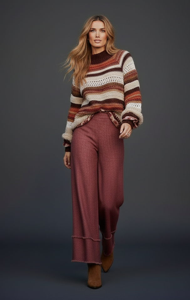 Pantalonas em ganga c/costura ARZILA