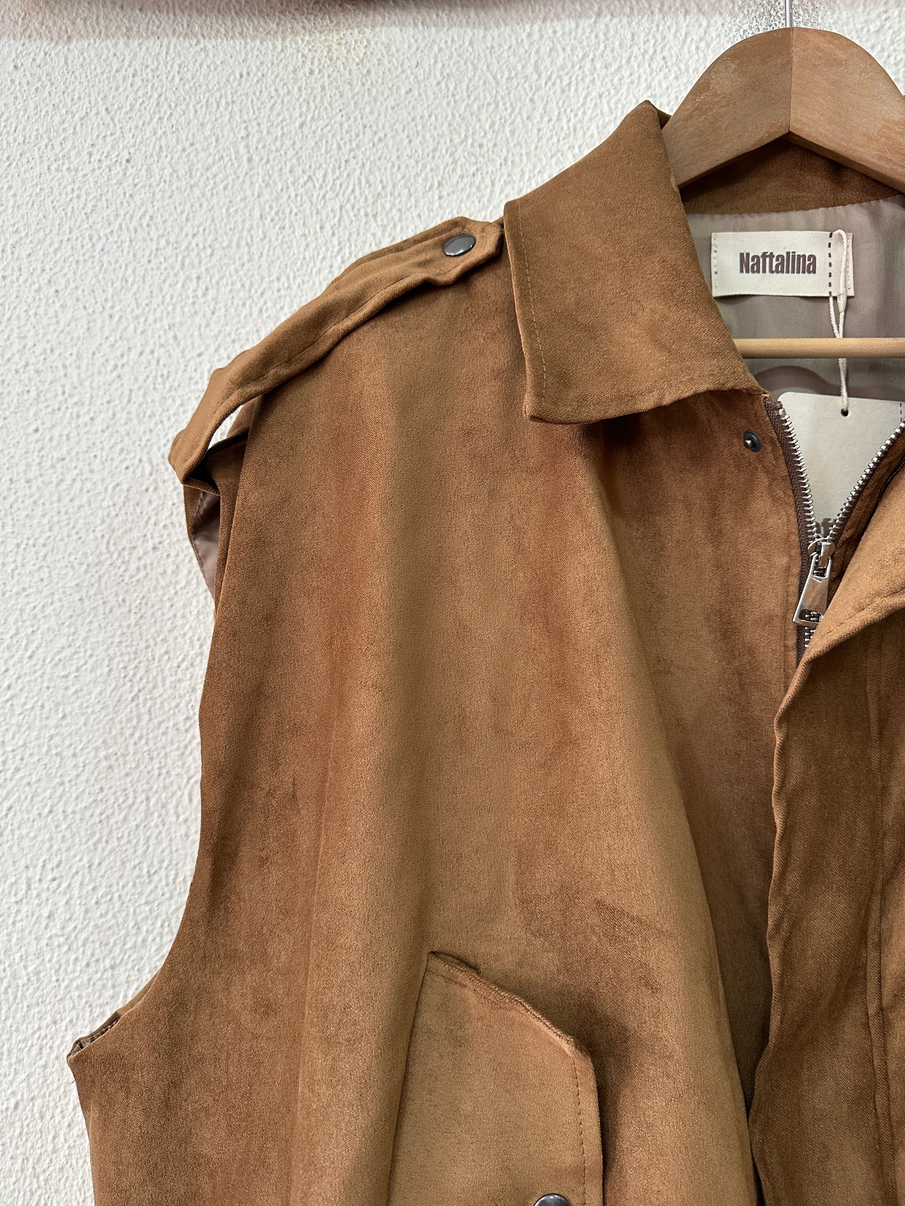 Colete oversize efeito bomber BLAIR