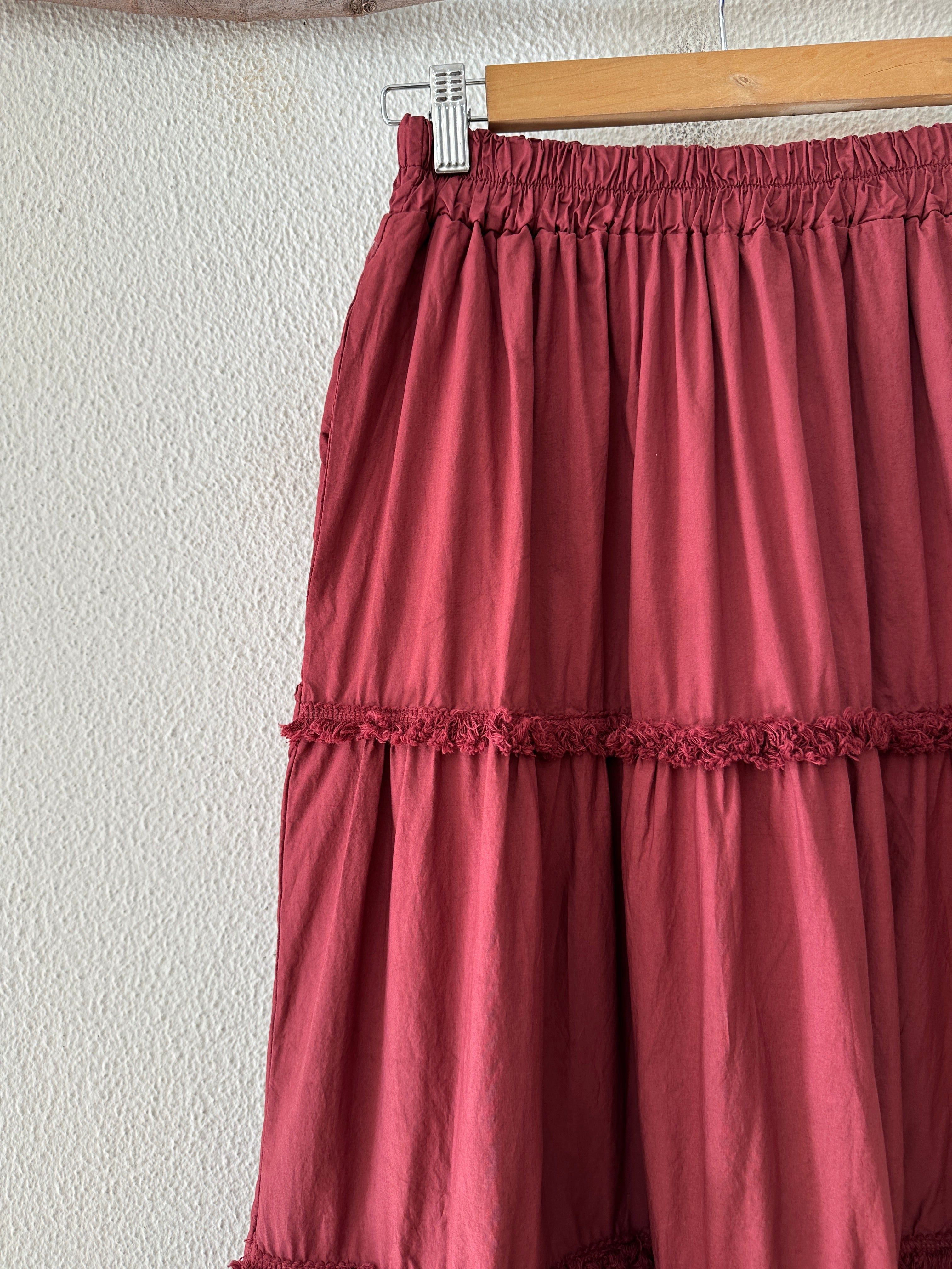 Saia comprida c/ bolsos EARTHY