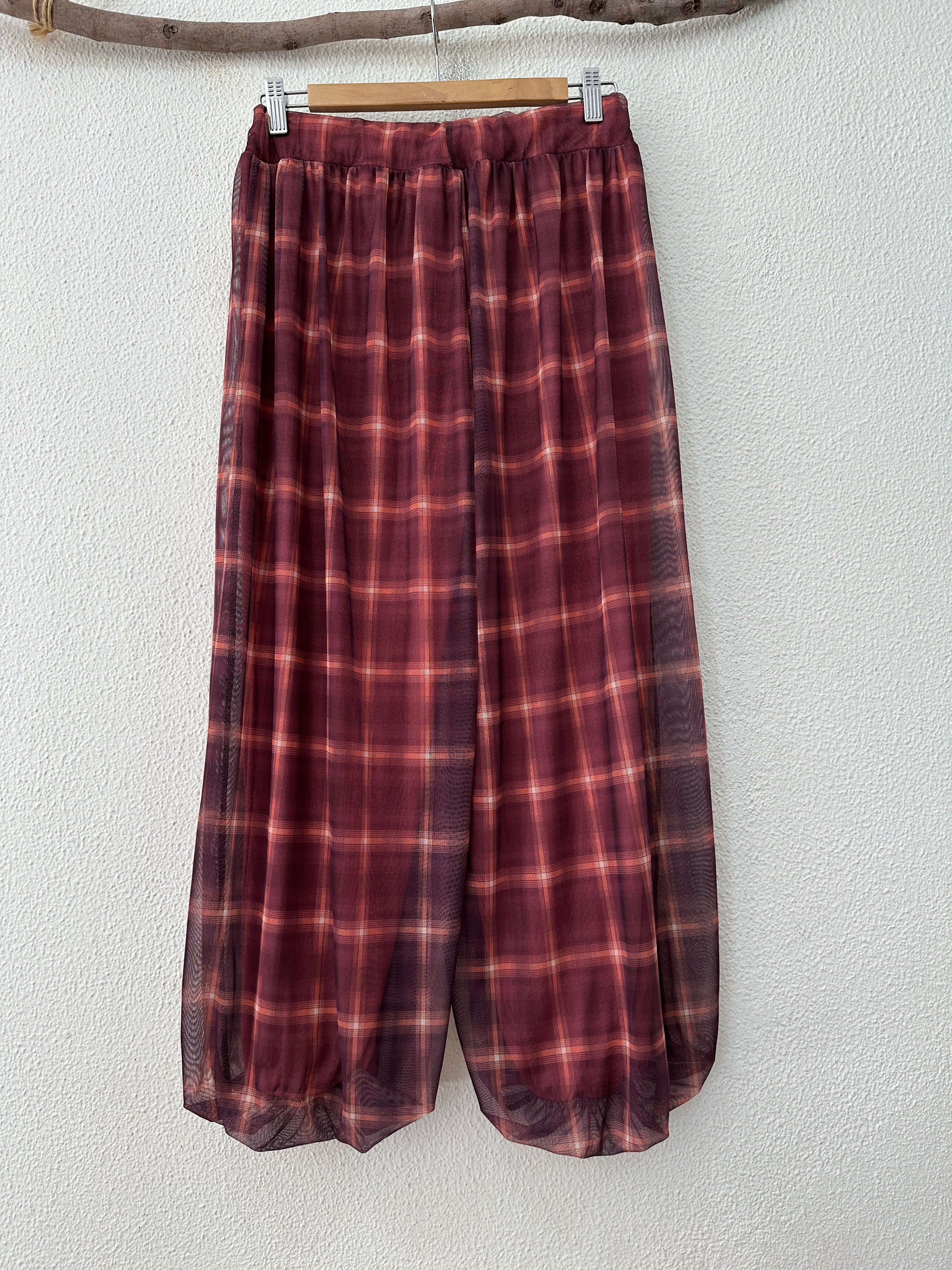 Calças bombachas c/ tule HOUSTON