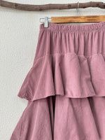 Load image in the gallery viewer,Saia em microbombazina c/ folhos ASPEN
