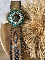 Load image in the gallery viewer,Cinto em pele c/ brilhos e fivela destacável VANNA
