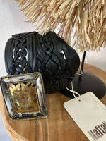 Load image in the gallery viewer,Cinto em pele entrançada ARTISAN
