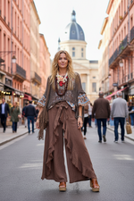 Chargez l'image dans la visionneuse de la galerie,Poncho em rede WISDOM
