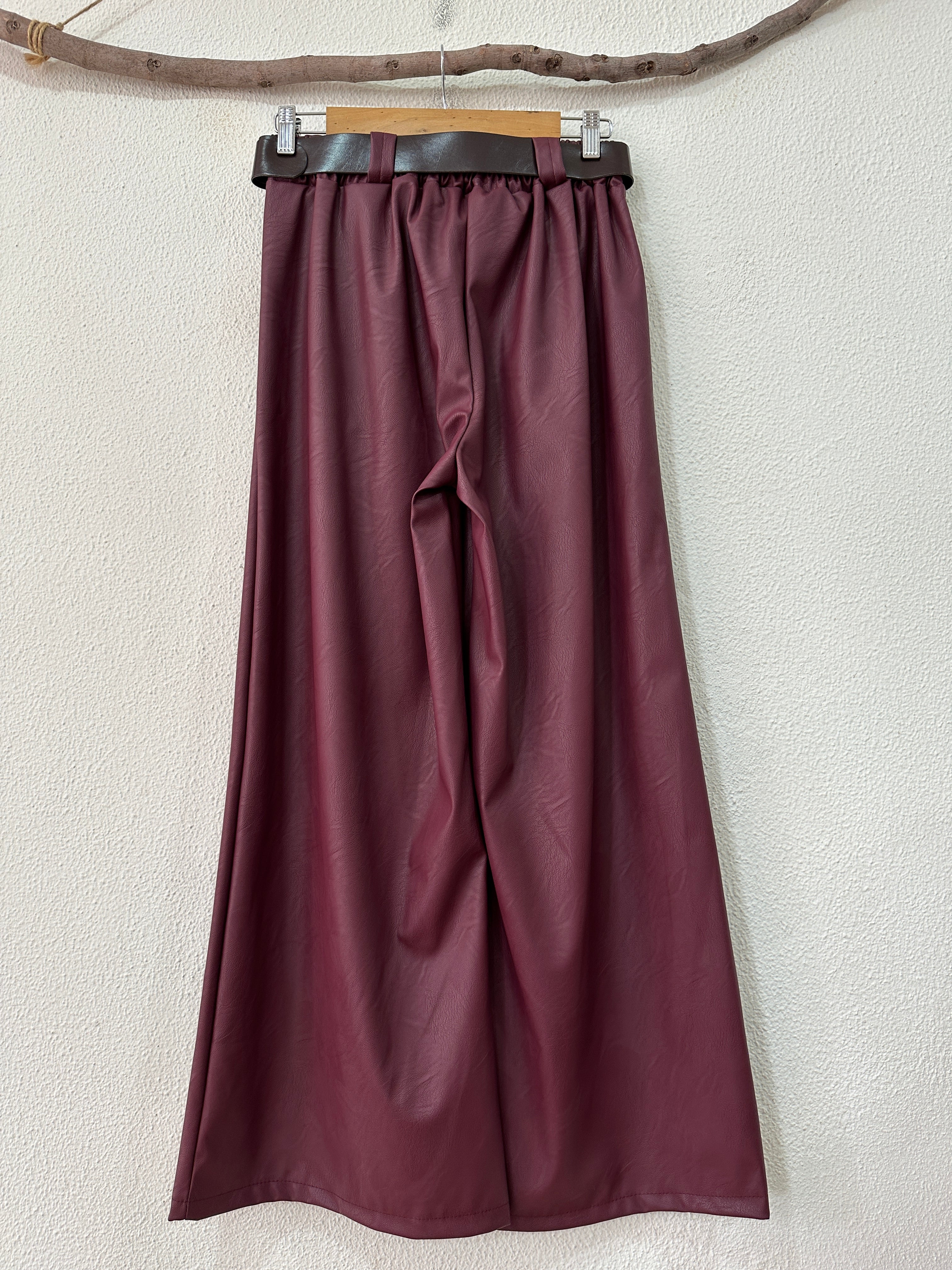 Pantalonas em ecopele BRUNI