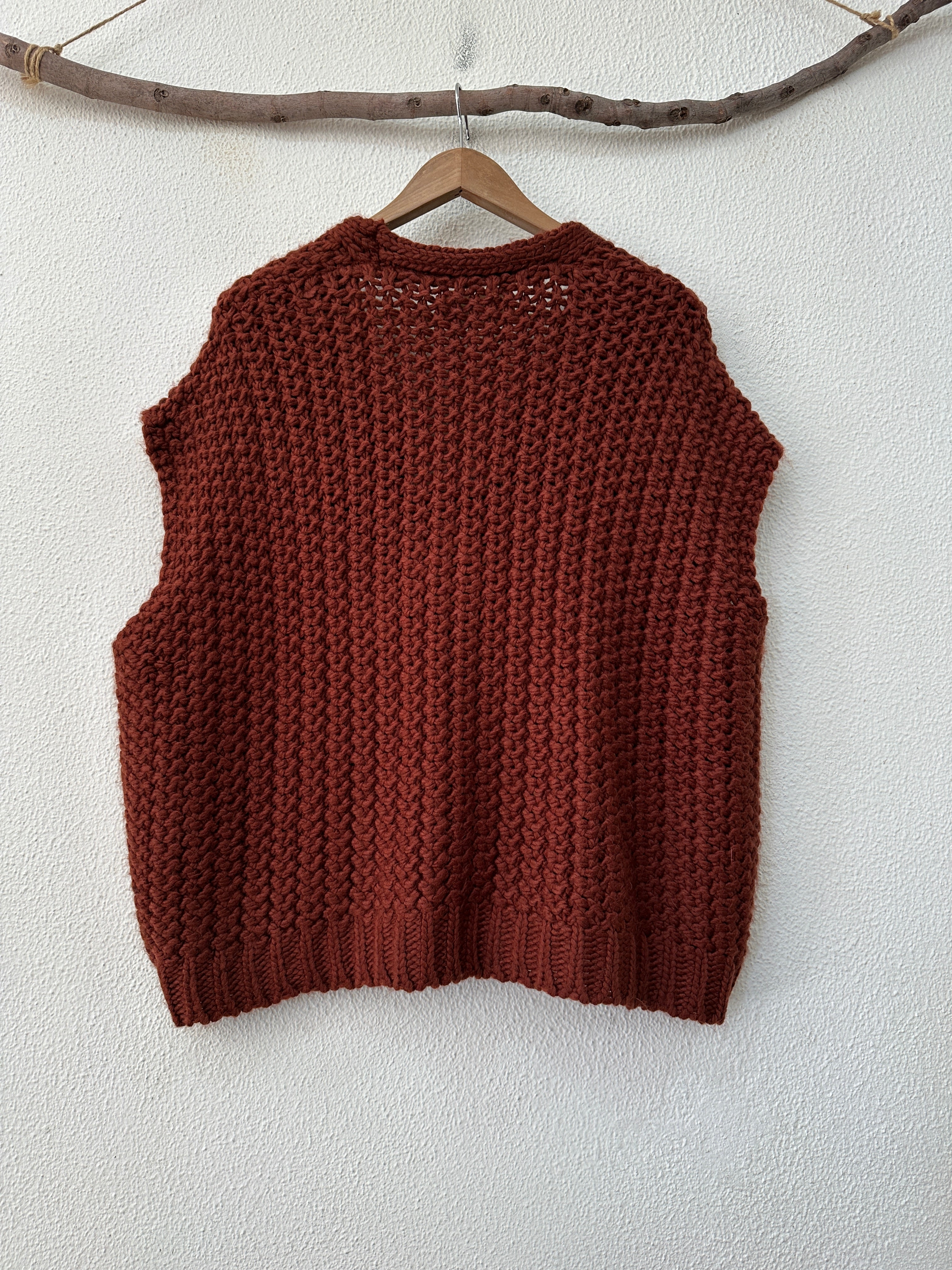 Colete oversize c/botões CLAUDE