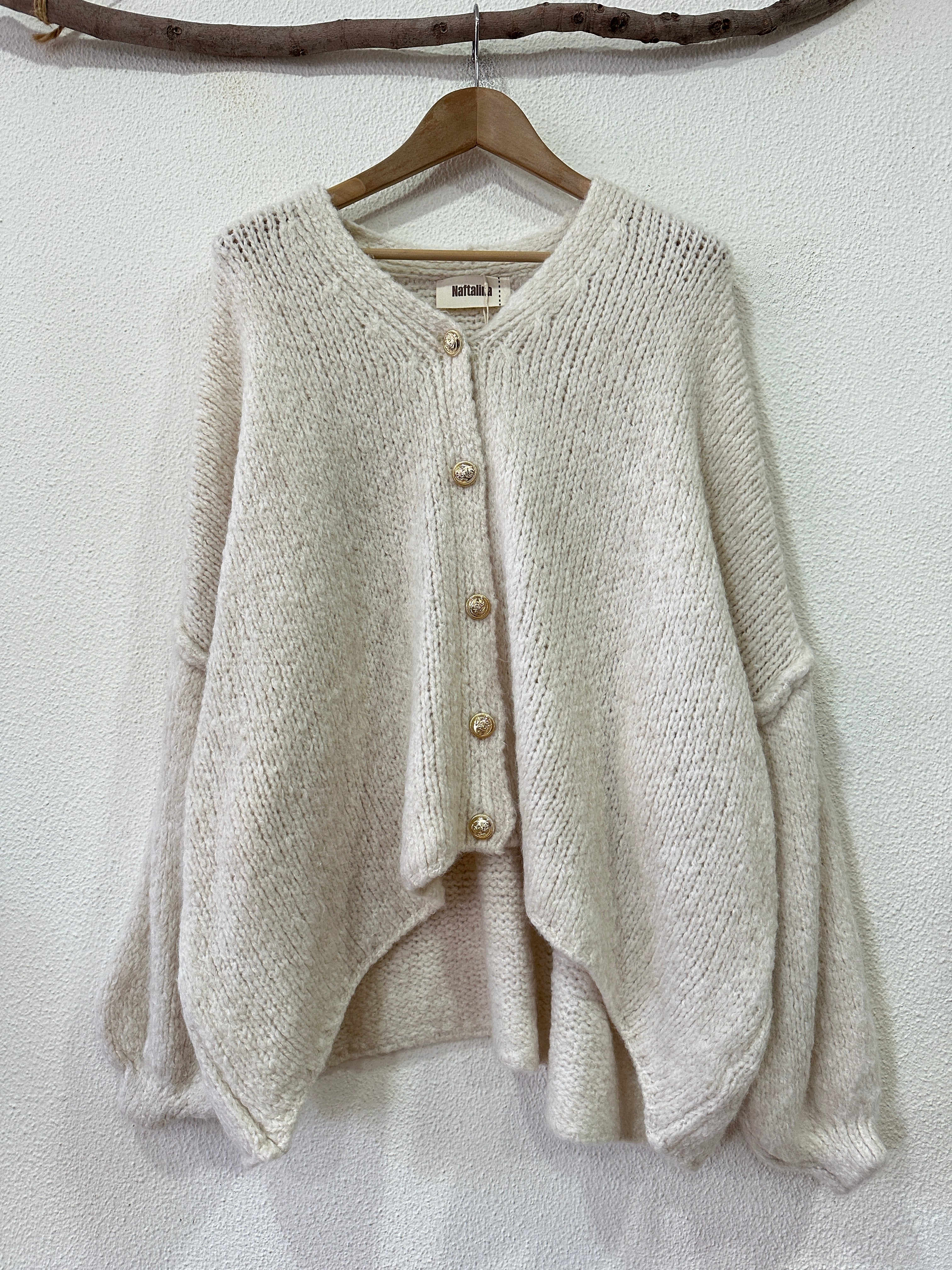 Casaco de malha oversize ELLA