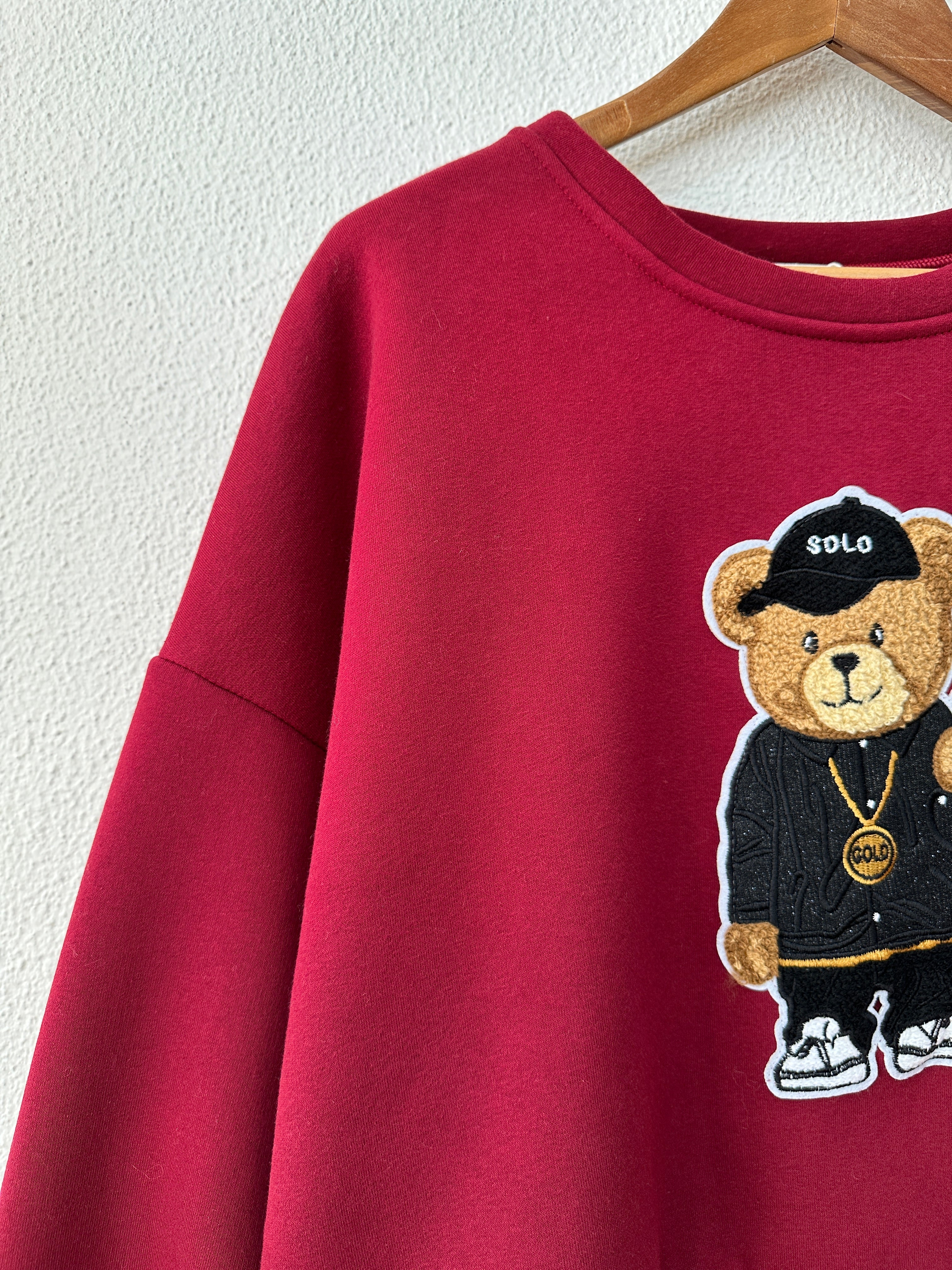 Sweatshirt oversize cardada TEDDY