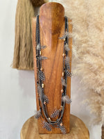 Load image in the gallery viewer,Colar comprido c/penas TUYA
