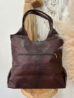 Carregar imagem no visualizador da galeria, Mala de ombro em pele WAKHA
