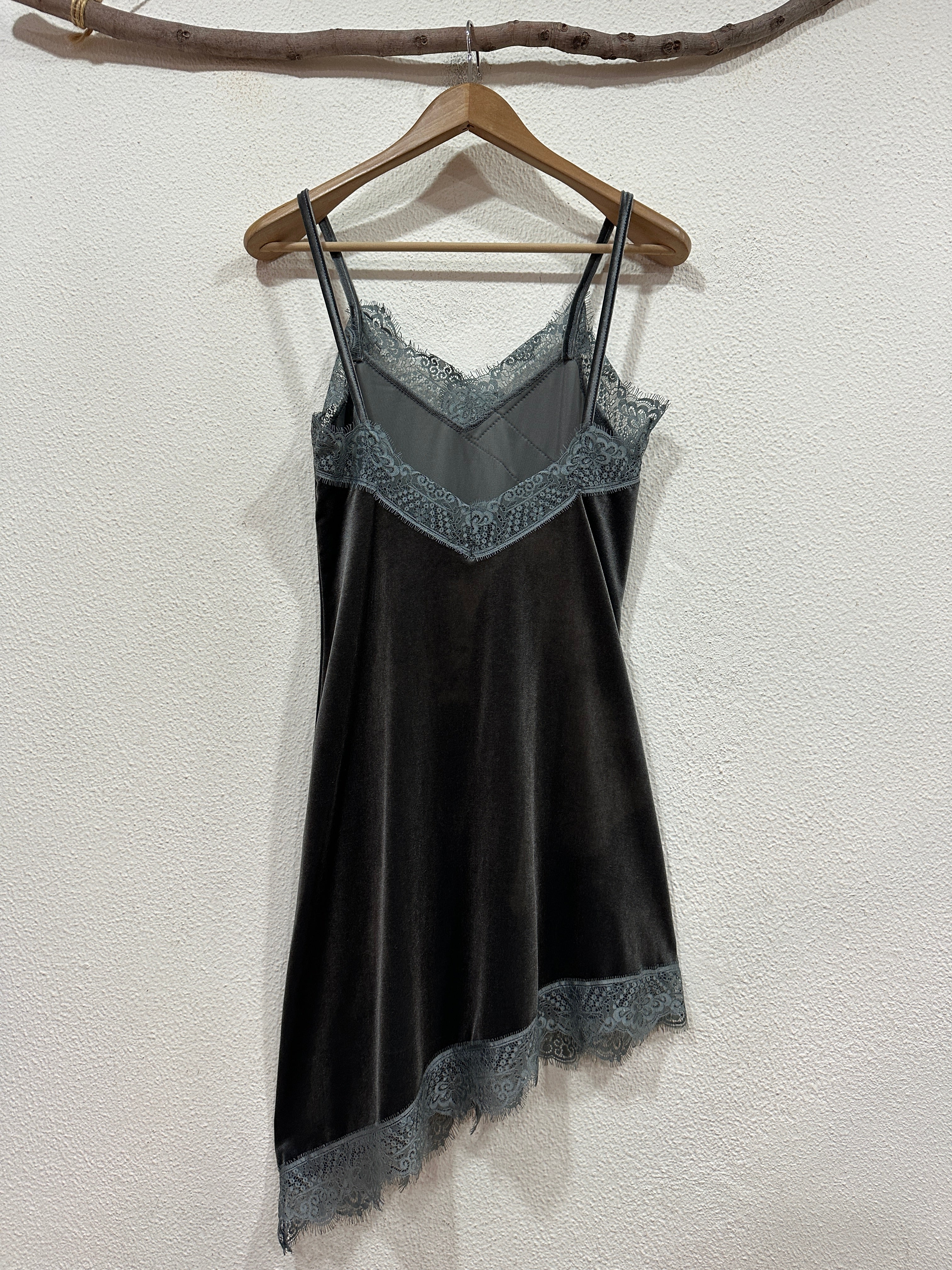 Túnica em veludo c/renda MOONLIGHT