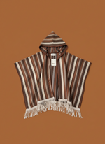 Load image in the gallery viewer,Poncho/capa c/ carapuço e franjas CORA
