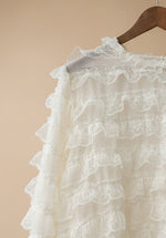 Chargez l'image dans la visionneuse de la galerie,Túnica c/ folhos em renda FLOKI
