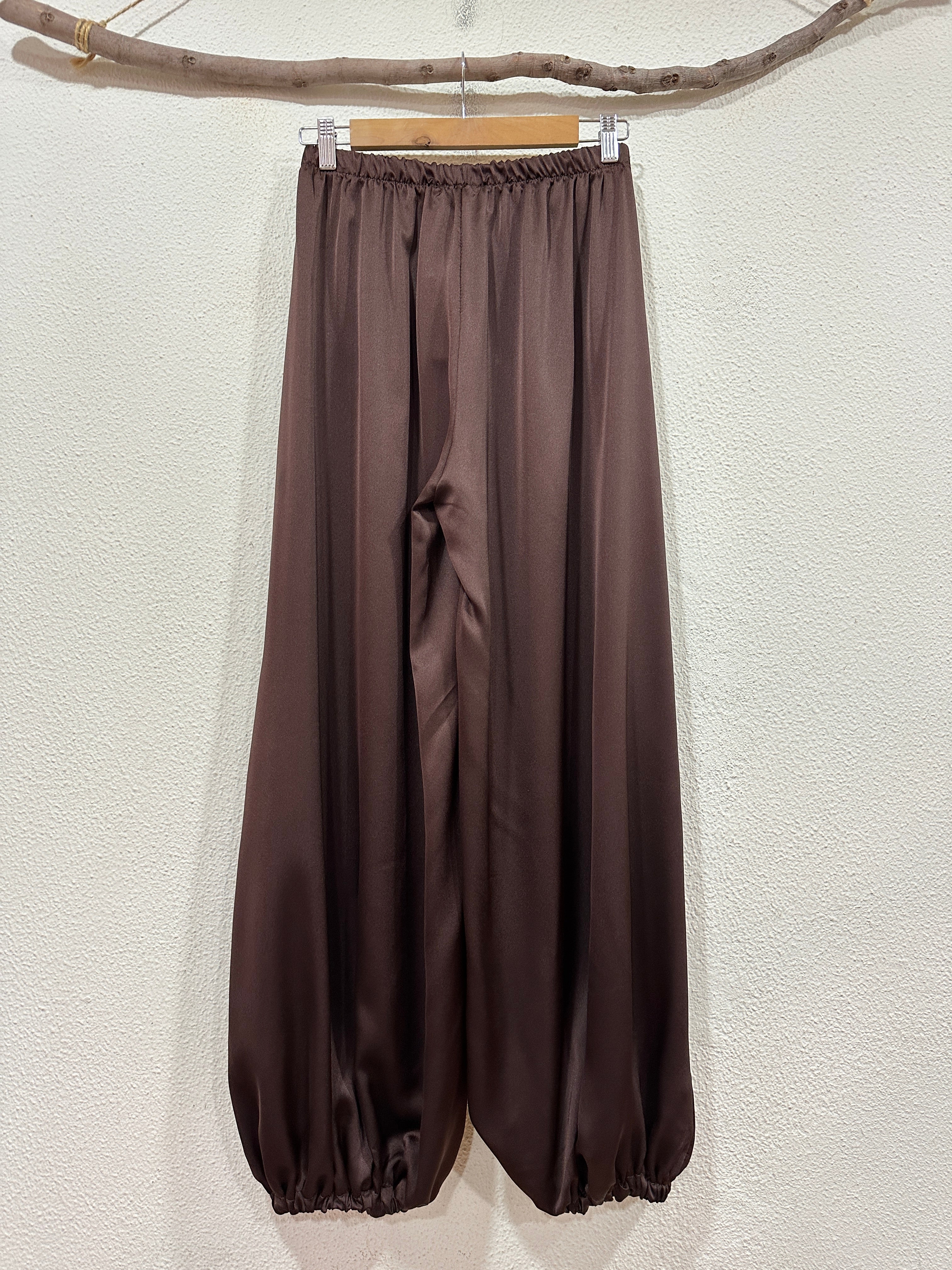 Calças bombachas acetinadas MARTINIQUE