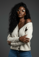 Load image in the gallery viewer,Casaco de malha bordado SMILE MORE
