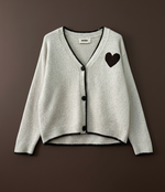 Load image in the gallery viewer,Casaco de malha bordado SMILE MORE
