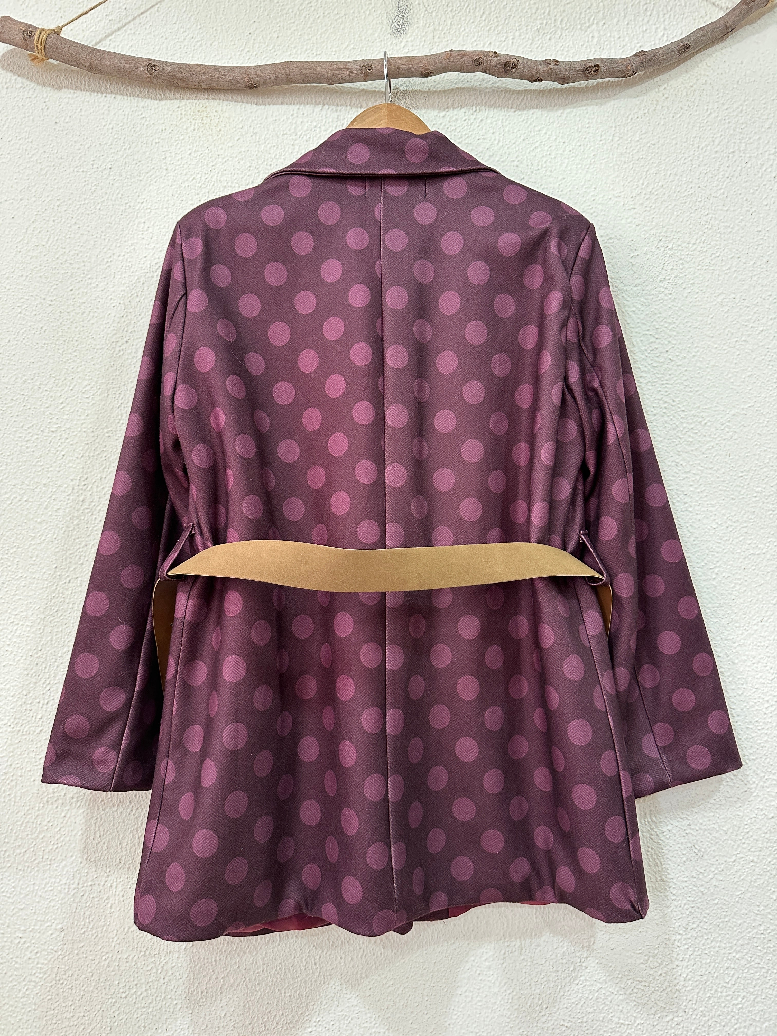 Blazer forrado c/cinto DAPPLE