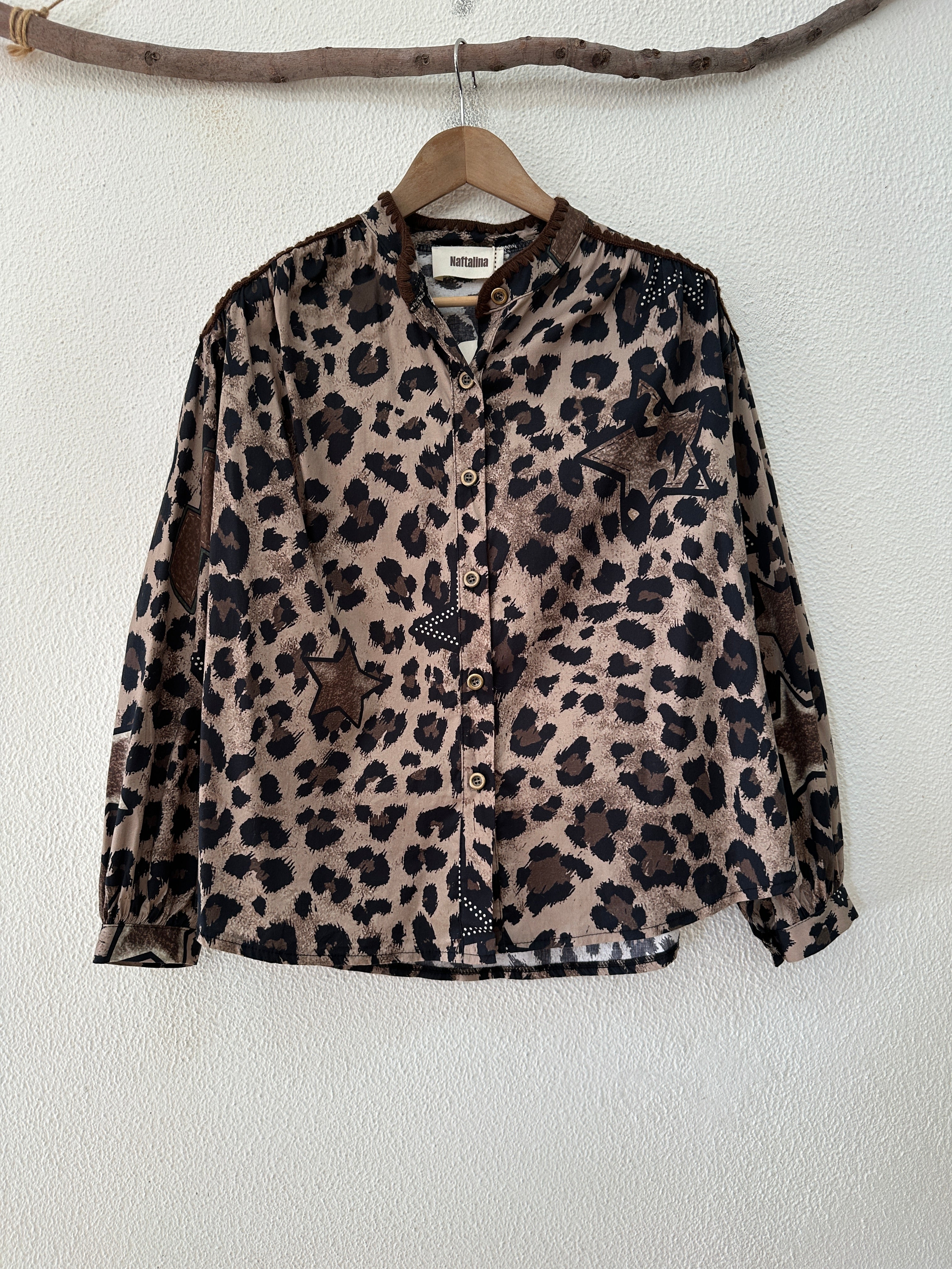 Camisa em algodão c/bordado THUNDER