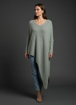 Load image in the gallery viewer,Camisola de malha assimétrica comprida YOLANDA
