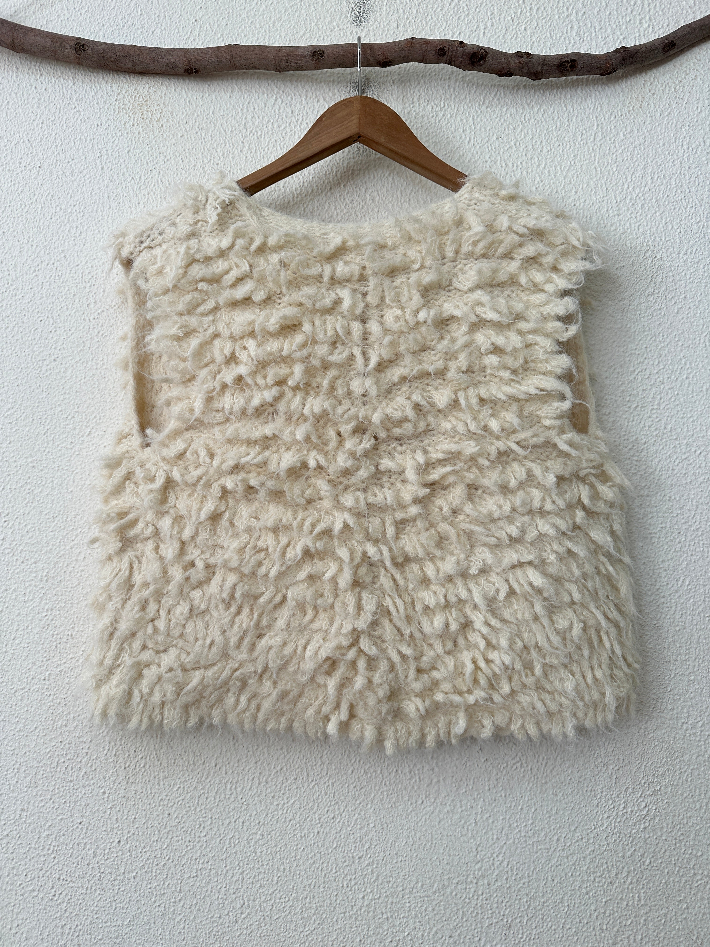 Colete curto em malha de laçadas BRAY