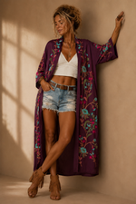 Carregar imagem no visualizador da galeria, Vestido camiseiro bordado c/ bolsos AHINSA
