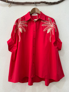 Camisa oversize bordada MIAMI