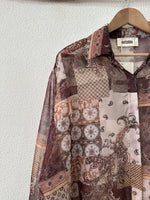 Load image in the gallery viewer,Camisa oversize em chiffon PROVENCE
