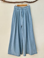 Load image in the gallery viewer,Pantalonas wide-leg c/bolsos BERNIE
