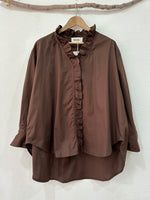 Carica l&#39;immagine nel visualizzatore della galleria,Camisa oversize c/ folho MARISE
