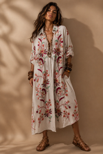Chargez l'image dans la visionneuse de la galerie,Vestido camiseiro bordado c/ bolsos TANVI
