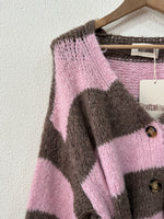 Carregar imagem no visualizador da galeria, Casaco de malha c/ cachecol BUBBLY

