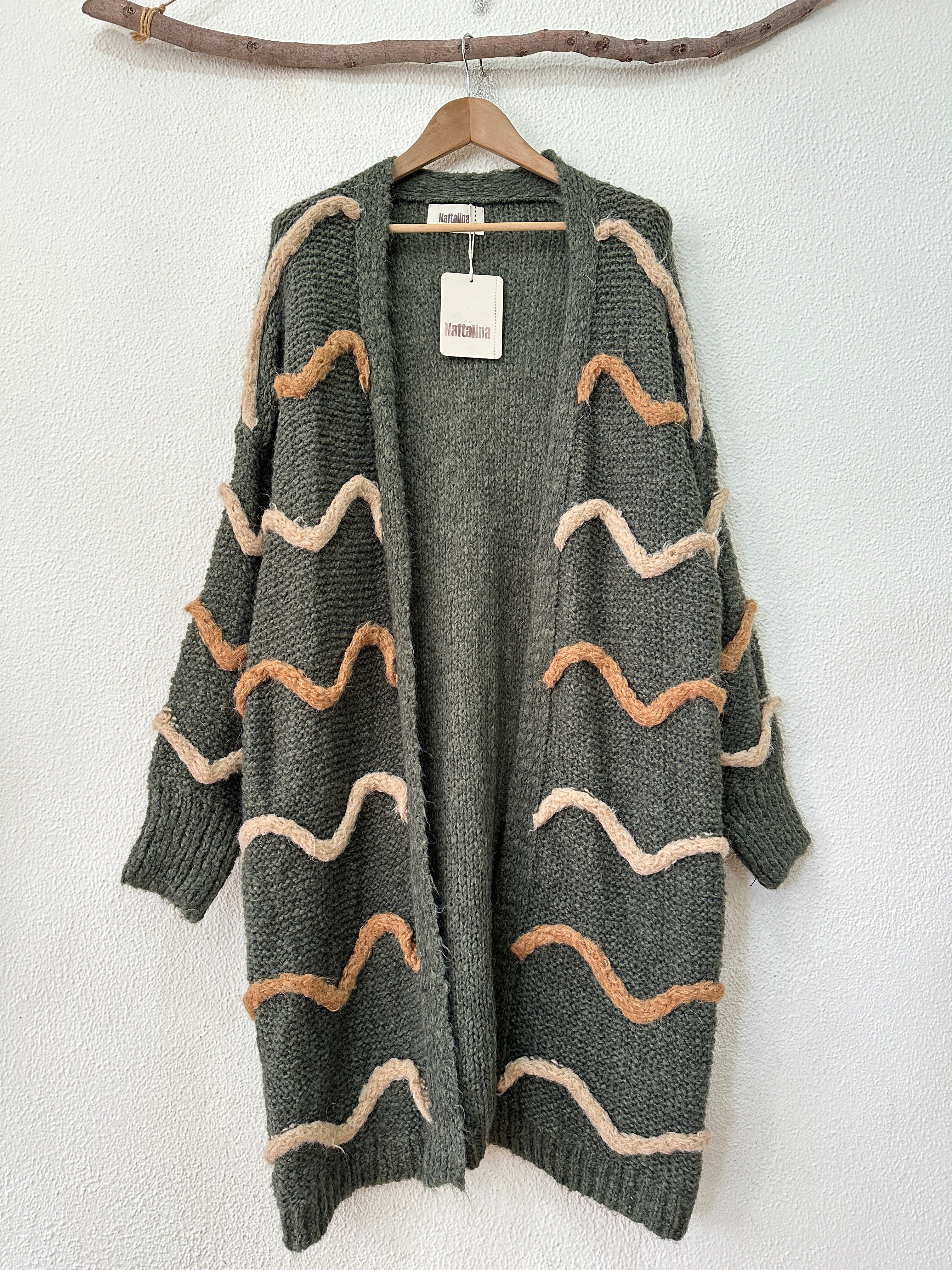 Casaco de malha c/ relevo HARVEST