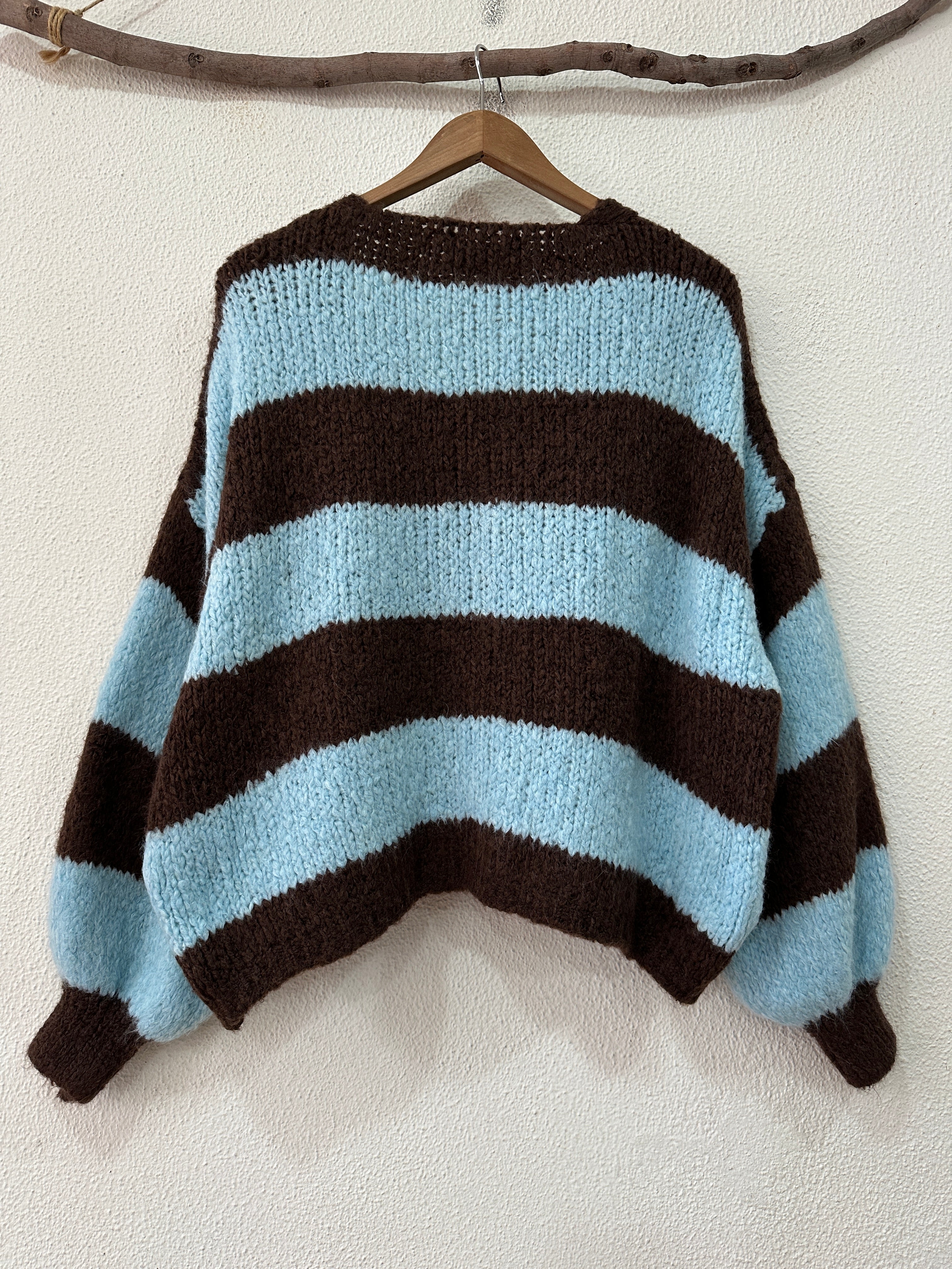 Casaco de malha c/ cachecol BUBBLY