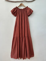 Carregar imagem no visualizador da galeria, Vestido comprido c/ manga balão DAKOTA
