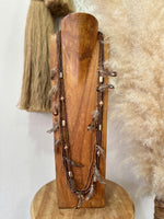 Load image in the gallery viewer,Colar comprido c/penas TUYA
