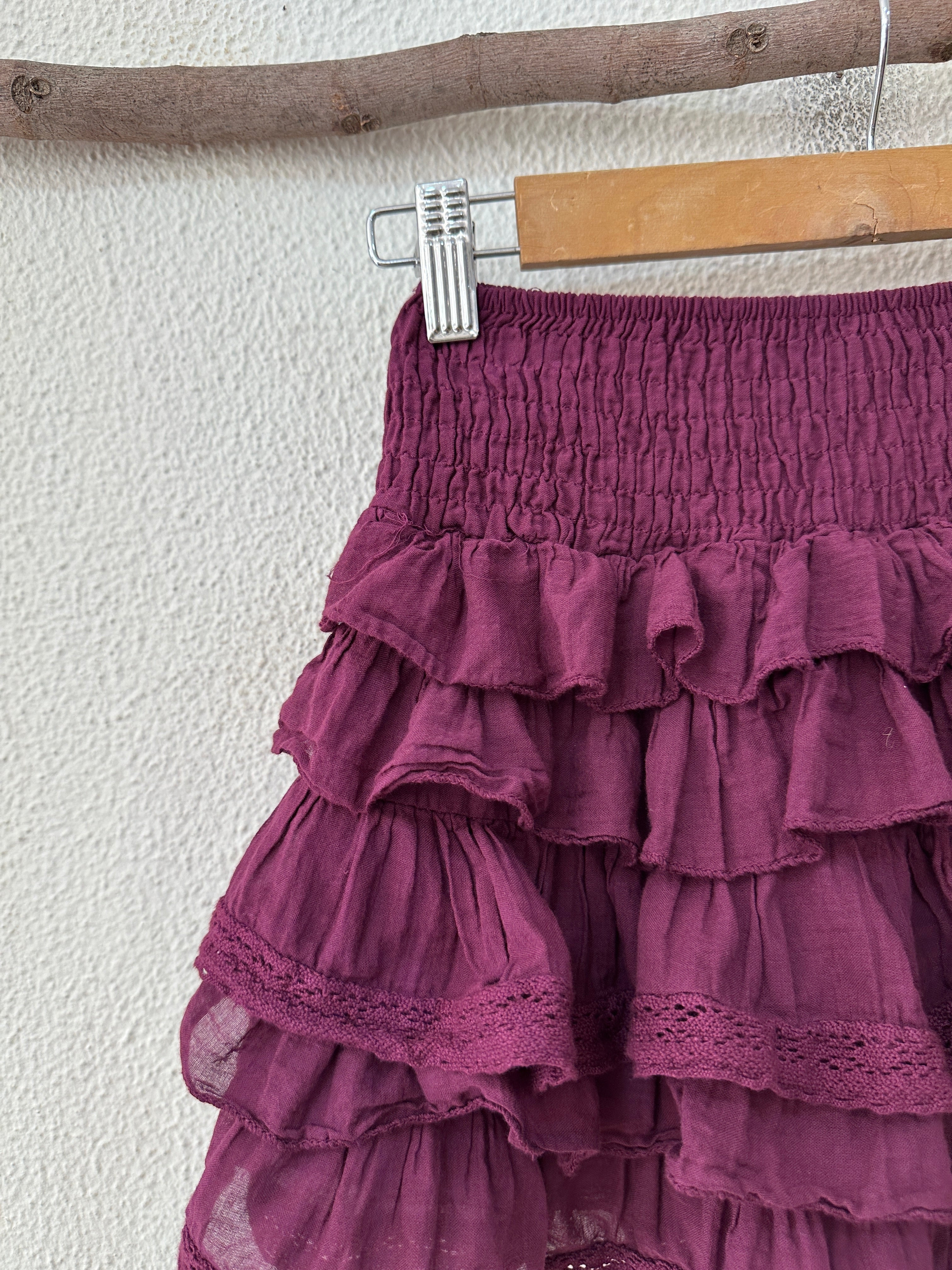 Saia-calção c/ folhos KOI