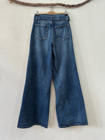Carregar imagem no visualizador da galeria, Calças denim wide leg CRYSTAL
