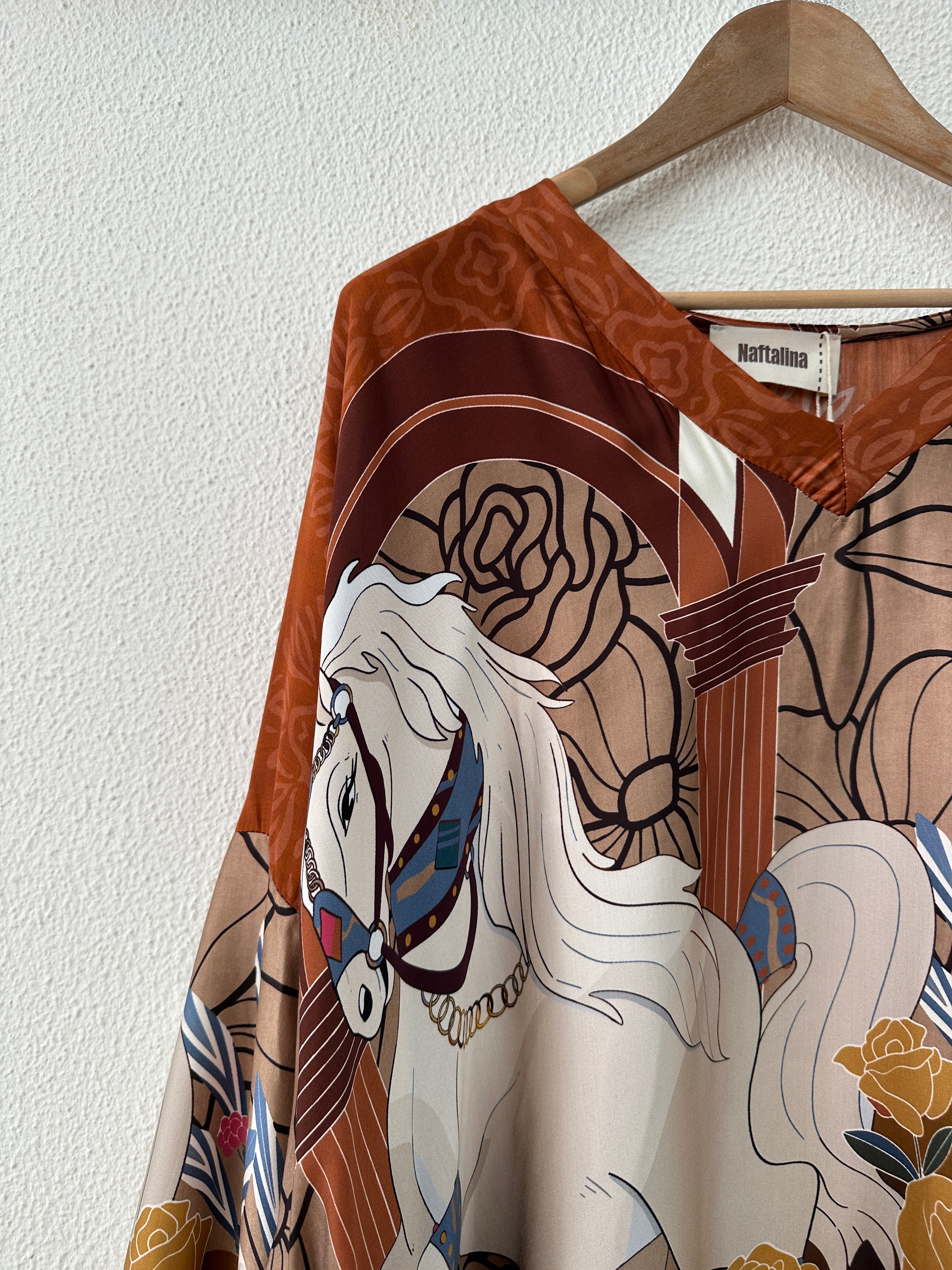 Túnica oversize c/ seda MADISON