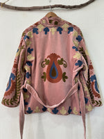 Carregar imagem no visualizador da galeria, Kimono em veludo bordado RIVIERA
