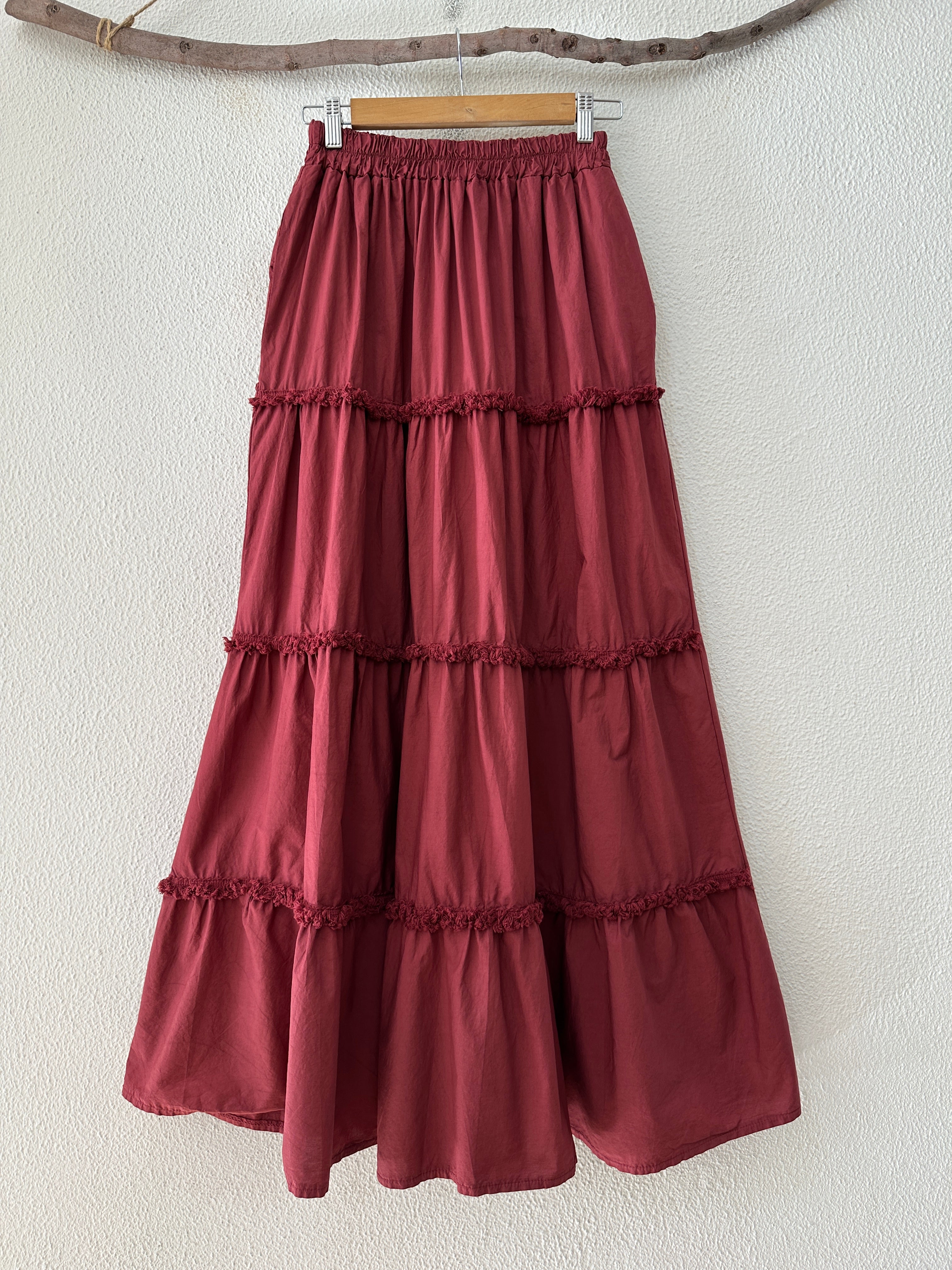 Saia comprida c/ bolsos EARTHY