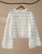 Chargez l'image dans la visionneuse de la galerie,Túnica c/ folhos em renda FLOKI
