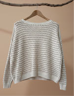 Carregar imagem no visualizador da galeria, Camisola rendada BISCUIT
