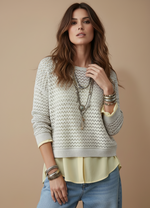 Load image in the gallery viewer,Camisola rendada BISCUIT
