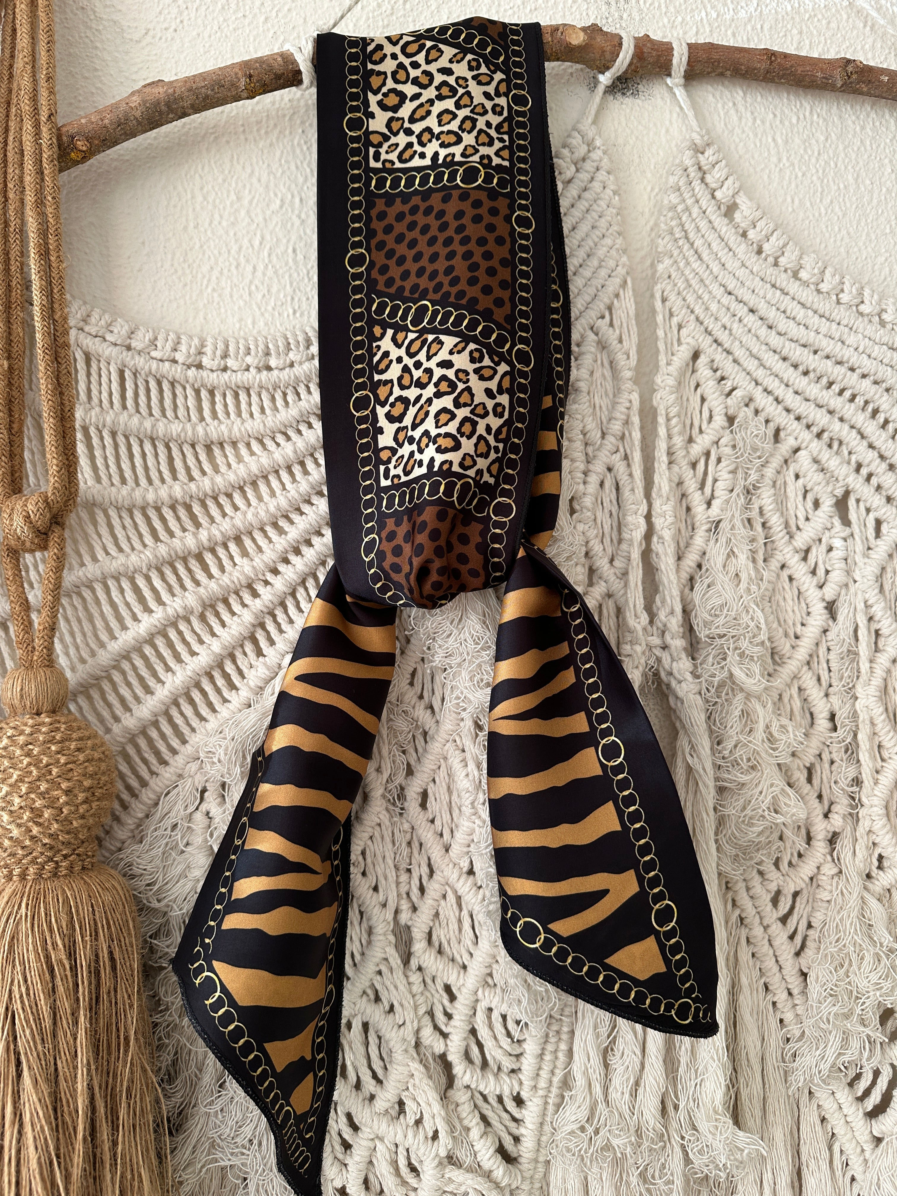 Cinto/faixa acetinado FEARLESS