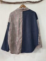Load image in the gallery viewer,Camisa oversize c/pregadeiras amovíveis LEONA
