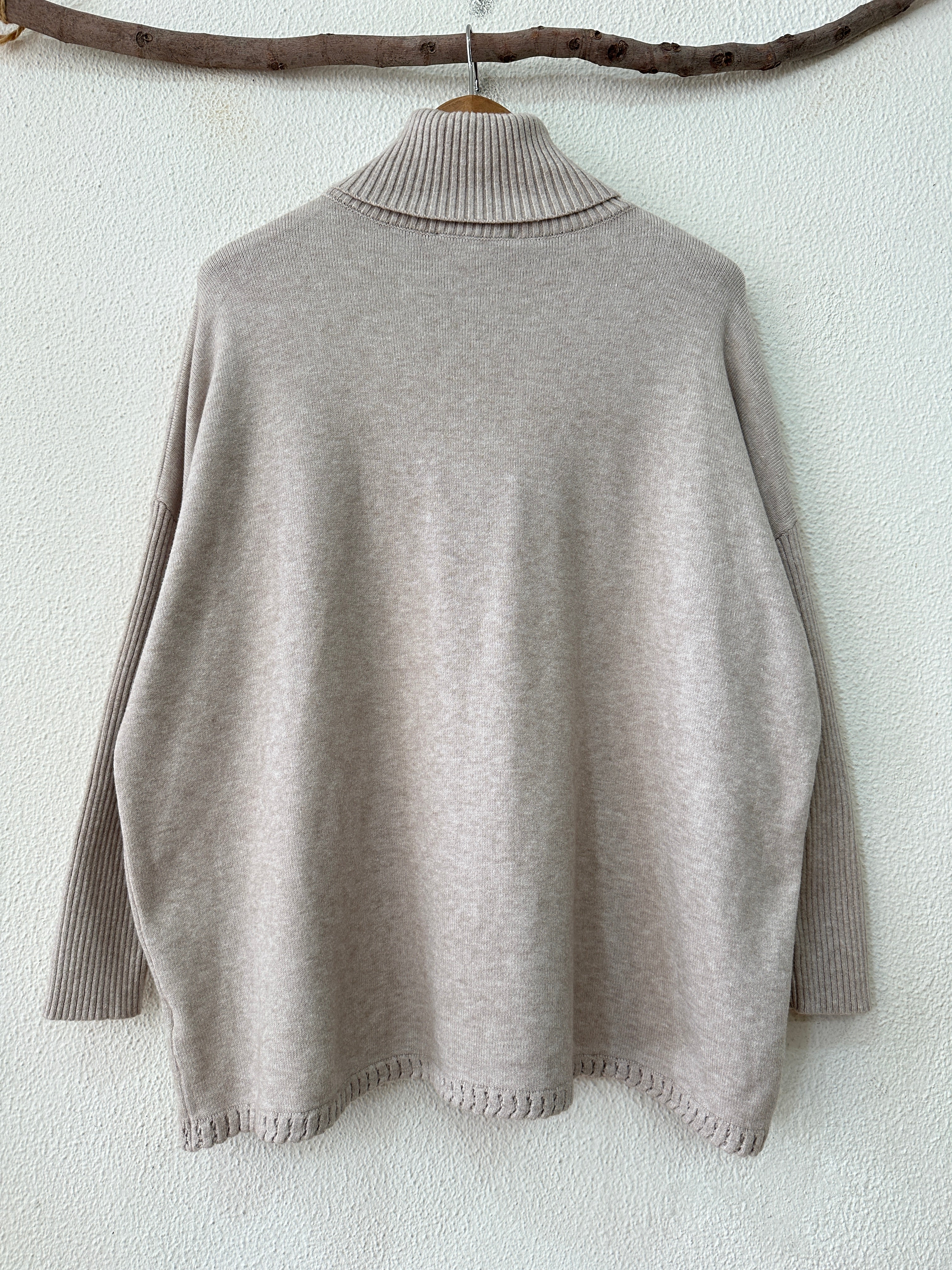 Camisola de malha c/ gola DEBORAH